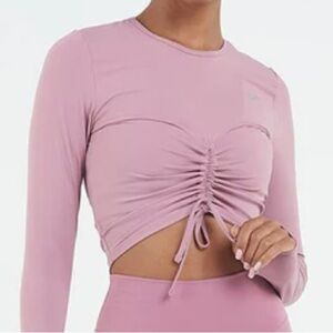 TLF Long Sleeve Crop Top Activewear Size Medium